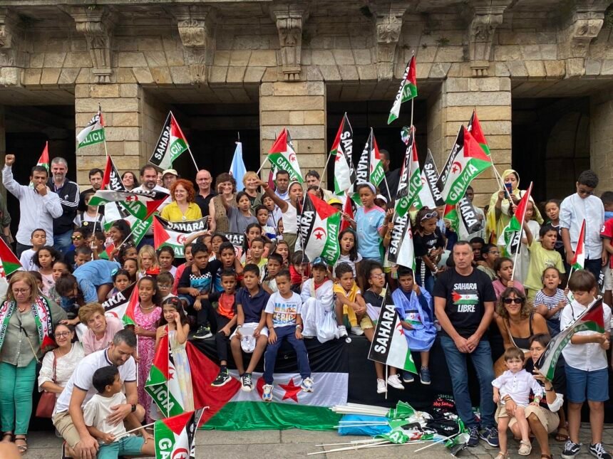 Solidaridad Gallega celebra en Santiago de Compostela su tradicional manifestación de apoyo al pueblo saharaui | Sahara Press Service