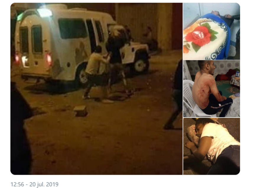 Las fuerzas de ocupación marroquís reprimen saharauis en la calles de El Aaiun Ocupado – Resultado: muchos heridos y una muerte.