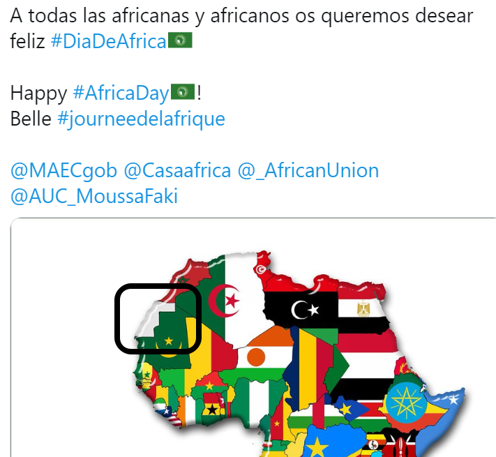 Ministerio de Exteriores «borra» al pueblo saharaui