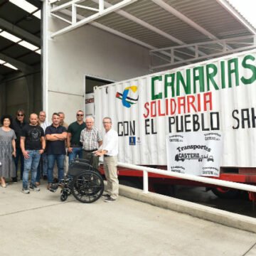 Tribuna de Gran Canaria – El Cabildo envía un contenedor de 10 toneladas a campamentos saharauis