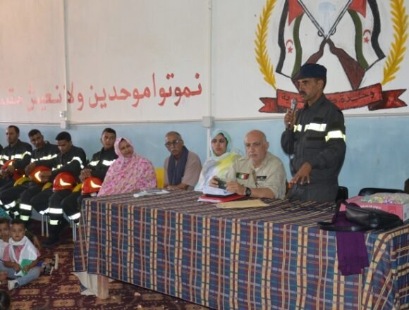 the_inauguration_of_a_new_headquarters_of_civil_protection_in_ausserd_camps The inauguration of a new headquarters of civil protection in Ausserd Camps | Sahara Press Service