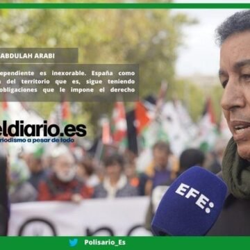 Tribuna de Abdulah Arabi , en EL Diario : “En el 50 aniversario del Frente Polisario” | Sahara Press Service