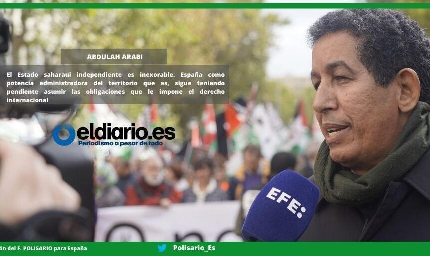 Tribuna de Abdulah Arabi , en EL Diario : “En el 50 aniversario del Frente Polisario” | Sahara Press Service