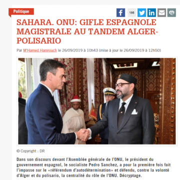 ¡ÚLTIMAS noticias contra el desierto informativo del Sahara Occidental!