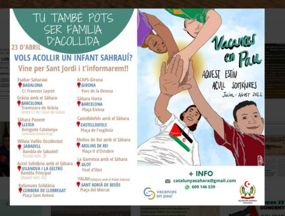 ¡SAHARA OCCIDENTAL! BOLETÍN de últimas noticias del 22 de abril de 2022