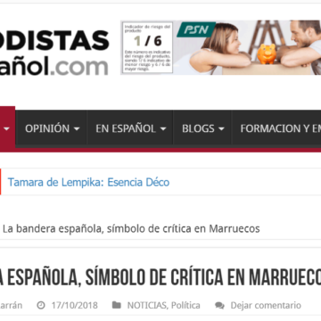 La bandera española, símbolo de crítica en Marruecos — Periodistas en Español