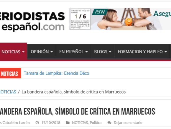 La bandera española, símbolo de crítica en Marruecos — Periodistas en Español