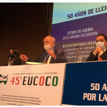 Pierre Galand, presidente de EUCOCO: «El Sáhara Occidental será libre sí o sí»