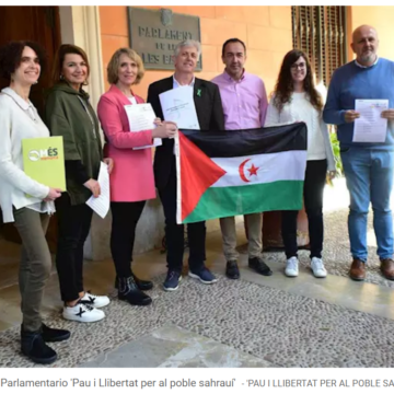 El intergrupo ‘Pau i llibertat per al poble sahrauí’ pide el cese de la ocupación del Sáhara Occidental