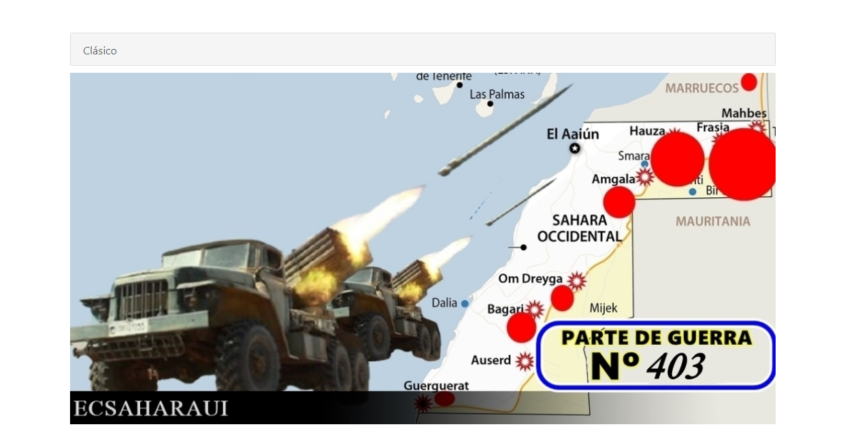 GUERRA EN EL SAHARA | Parte de Guerra Nº 403