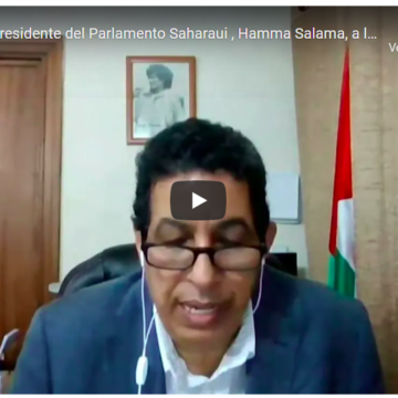 Mensaje del Presidente del Parlamento Saharaui , Hamma Salama, a la XXI conferencia de Intergrupos 