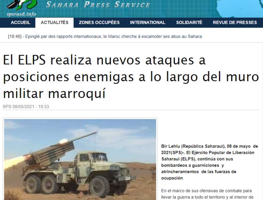 El ELPS realiza nuevos ataques a posiciones enemigas a lo largo del muro militar marroquí | Sahara Press Service