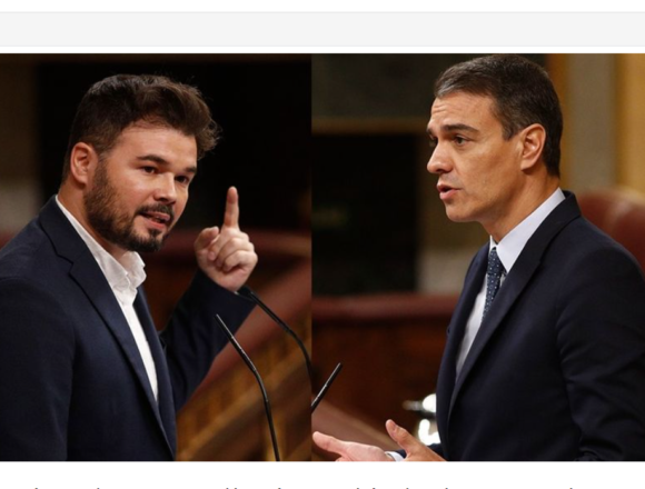 ERC exige al gobierno de España implicarse por el cese de la ocupación del Sáhara Occidental