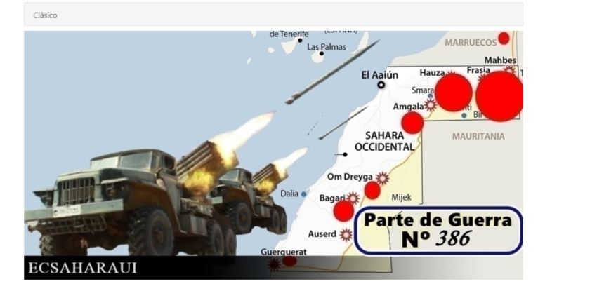 GUERRA EN EL SAHARA | Parte de Guerra Nº 386