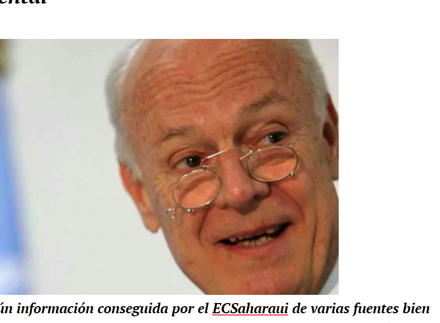 De Mistura tiene previsto llegar el 13 de enero a la región para reanudar las negociaciones sobre Sáhara Occidental