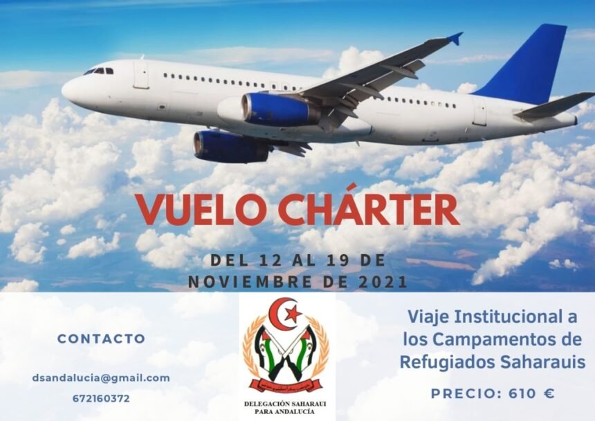 VUELO CHÁRTER – DELEGACIÓN SAHARAUI PARA ANDALUCÍA