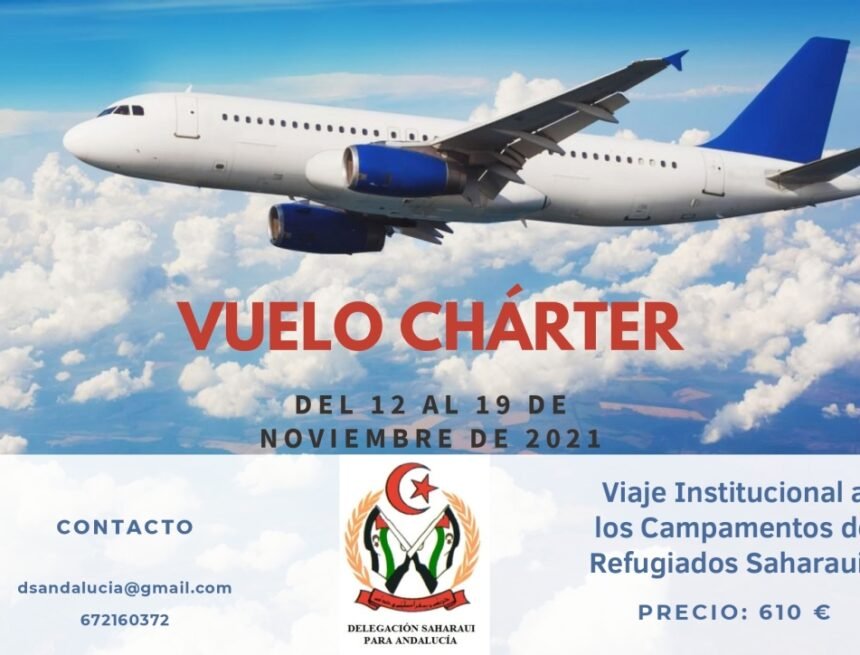 VUELO CHÁRTER – DELEGACIÓN SAHARAUI PARA ANDALUCÍA