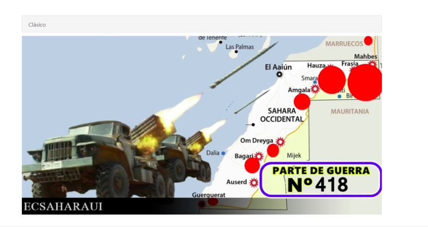 GUERRA EN EL SAHARA | Parte de Guerra Nº 418