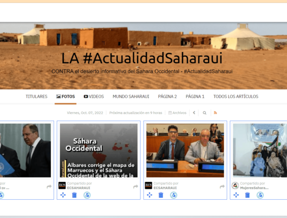 w345rt6yghjm ¡SAHARA OCCIDENTAL! BOLETÍN saharaui de últimas noticias | 7 de octubre de 2022