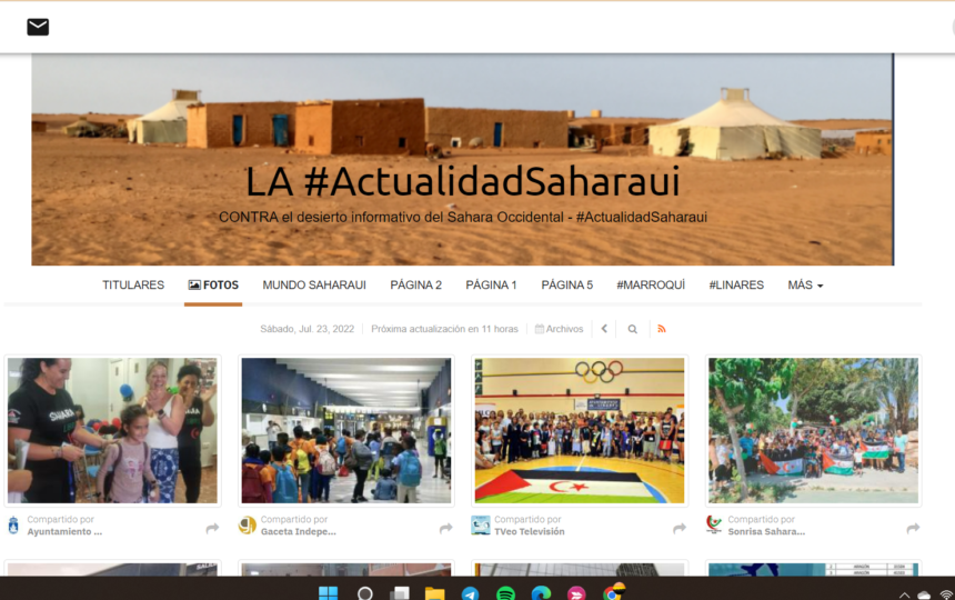 ¡SAHARA OCCIDENTAL! BOLETÍN de últimas noticias del 23 de julio de 2022