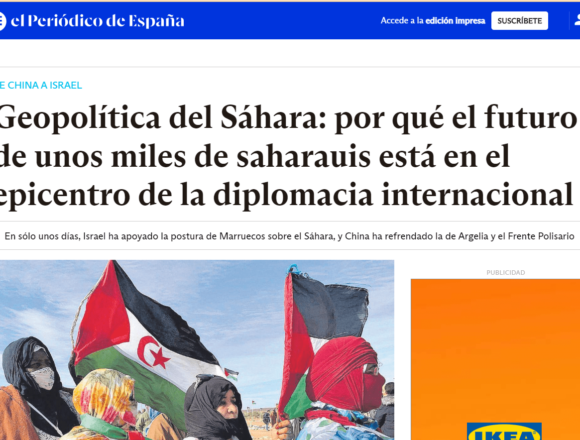 werfgthjm Geopolítica del Sáhara: por qué el futuro de unos miles de saharauis está en el epicentro de la diplomacia internacional
