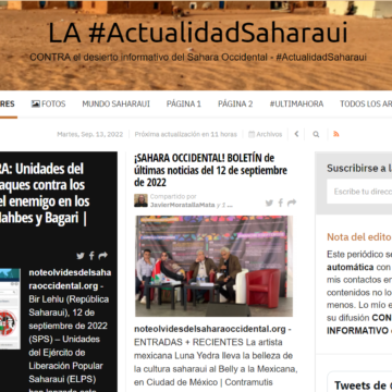 wertfgbn ¡LA ACTUALIDAD SAHARAUI! Las noticias del 13 de septiembre de 2022