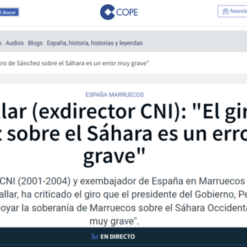 Dezcallar (exdirector CNI): «El giro de Sánchez sobre el Sáhara es un error muy grave» – España – COPE