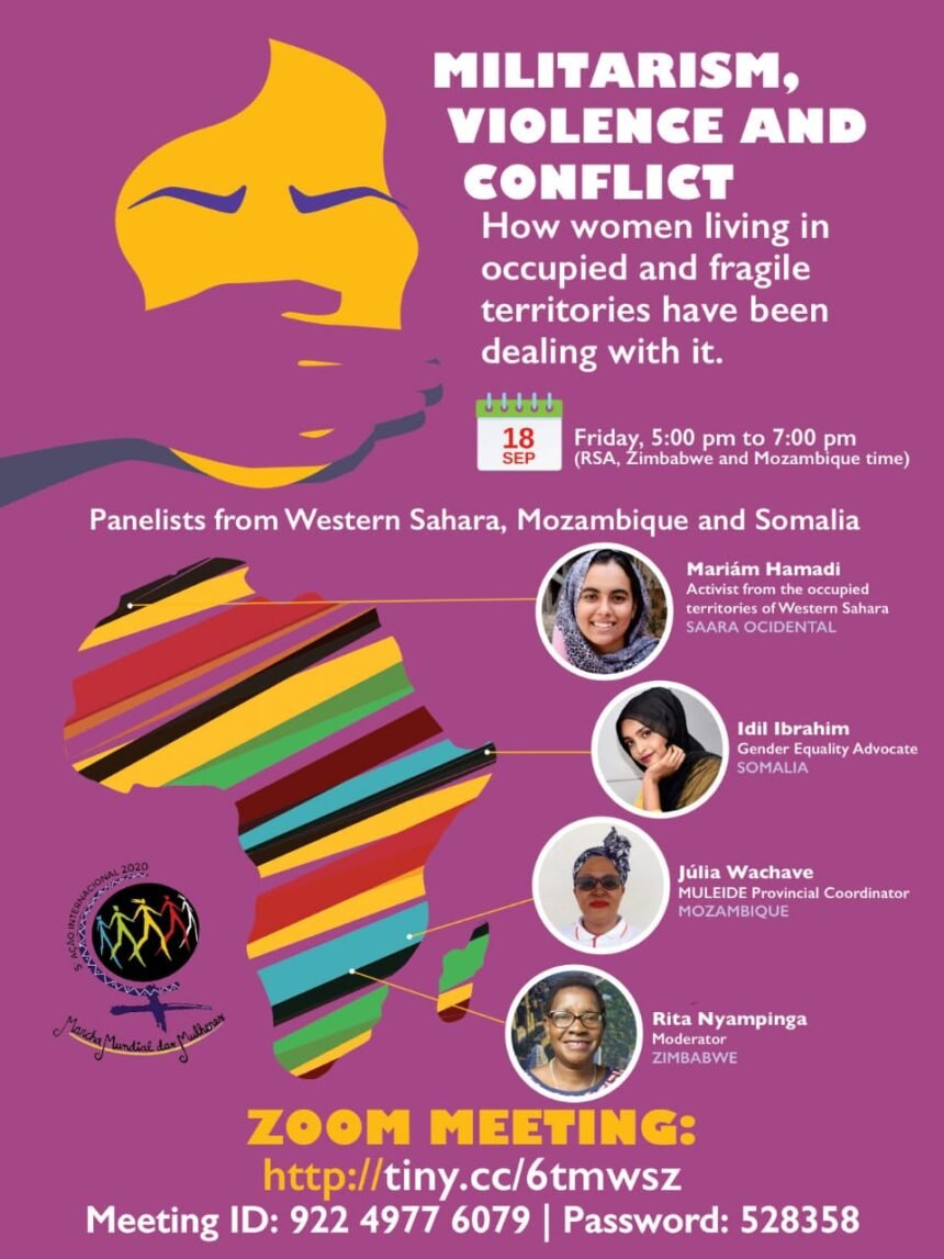 Una conferencia virtual de la Marcha Mundial de las Mujeres aborda violaciones de los DDHH de mujeres africanas: el caso de las mujeres saharauis | Sahara Press Service