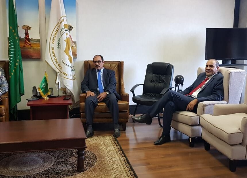 Recibe Parlamento Panafricano Vicepresidente del Consejo Nacional Saharaui | Sahara Press Service
