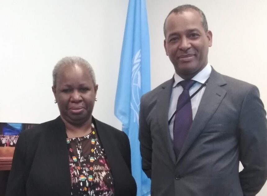 El Representante del Frente Polisario ante la ONU se reúne con la asistente del Secretario General para África