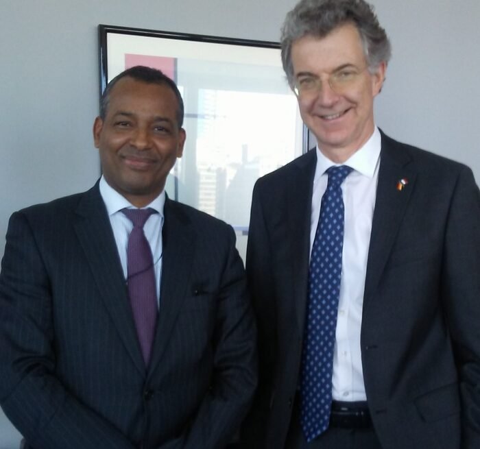 with_german_pr_1 El representante del Frente POLISARIO ante la ONU se reúne con el Presidente del Consejo de Seguridad | Sahara Press Service