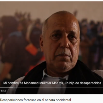 Desapariciones forzosas en el Sahara Occidental – Mohamed Mokhtar (hijo de víctima)- #HeridasAbiertas #OpenScars