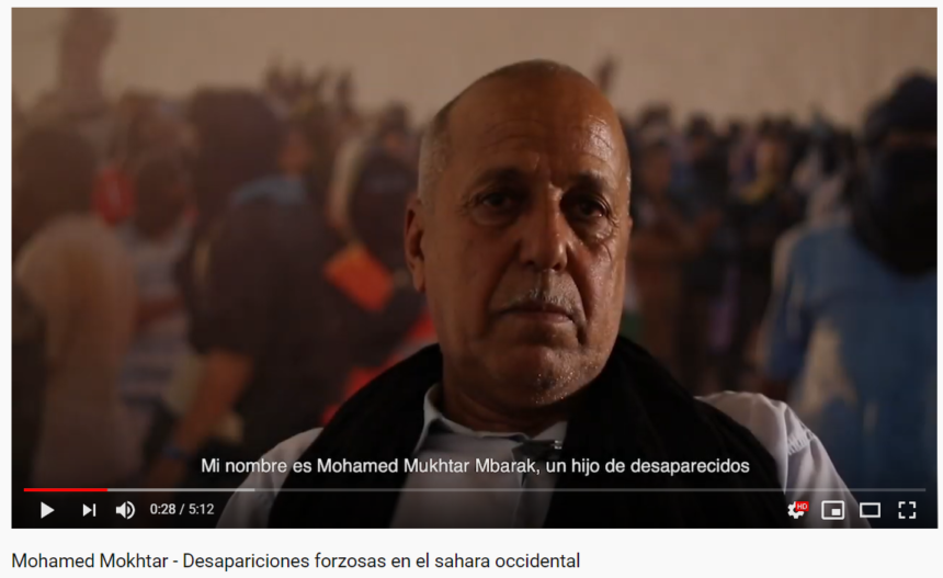 Desapariciones forzosas en el Sahara Occidental – Mohamed Mokhtar (hijo de víctima)- #HeridasAbiertas #OpenScars