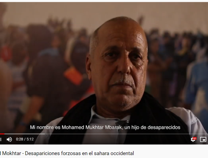 Desapariciones forzosas en el Sahara Occidental – Mohamed Mokhtar (hijo de víctima)- #HeridasAbiertas #OpenScars