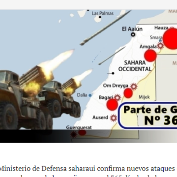 GUERRA DEL SAHARA | Parte de Guerra Nº 365
