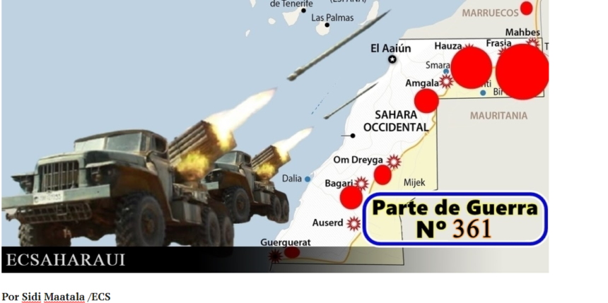 GUERRA EN EL SAHARA | Parte de Guerra N°361