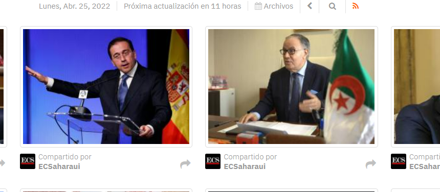 yuijkln. ¡SAHARA OCCIDENTAL! BOLETÍN de últimas noticias del 25 de abril de 2022