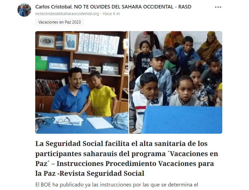 ¡LA ACTUALIDAD SAHARAUI! – 26/6/2023 – ÚLTIMAS NOTICIAS del Sahara Occidental