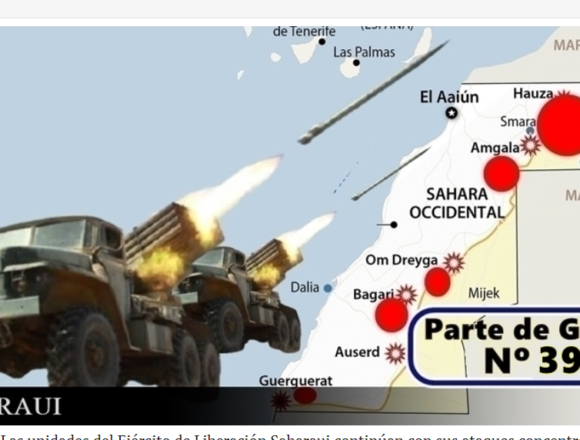 GUERRA EN EL SAHARA | Parte de Guerra Nº 394