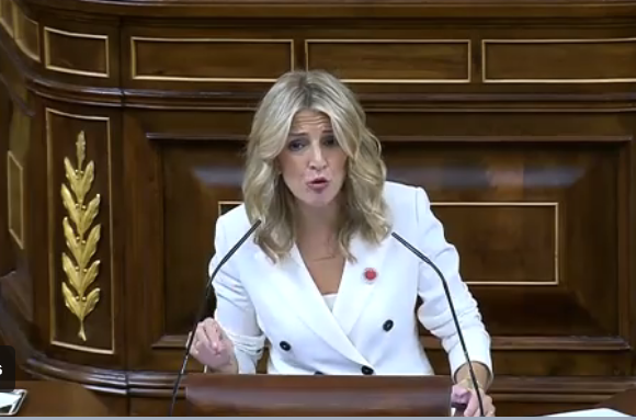 15.11.23.1-1 Yolanda Díaz advierte a Pedro Sánchez: “seguiré defendido la causa saharaui” | Contramutis
