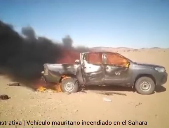 Destruido un vehículo de mineros de oro mauritanos en el Sáhara Occidental por un ataque marroquí