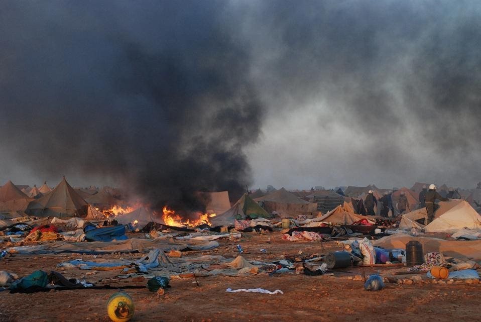 TOPSHOT-MARRUECOS-WSAHARA- DISTURBIOS