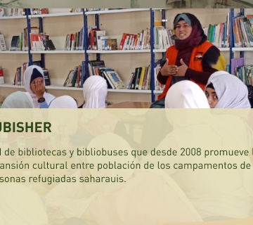 Los Premios CEAR han propuesto BUBISHER, como uno de los cinco finalistas de ‘Acciones por Refugio’ para los IX #PremiosCEAR!