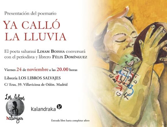 YaCall_LaLluvia_LosLibrosSalvajesMadrid_nov23-min Kalandraka – Libros para soñar | LIMAM BOISHA PRESENTA «YA CALLÓ LA LLUVIA» EN VILLAVICIOSA DE ODÓN