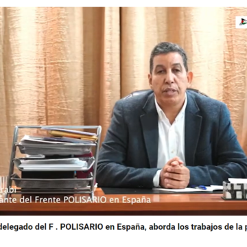 Abdulah Arabi, delegado del F . POLISARIO en España, aborda los trabajos de la próxima EUCOCO – Rasd-TV – Televisión Publica Saharaui