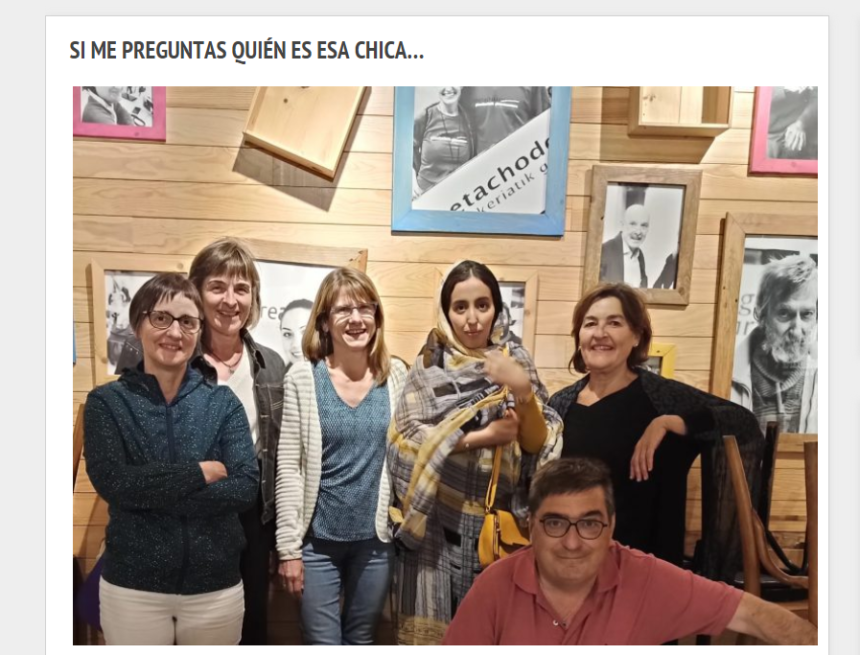 SI ME PREGUNTAS QUIÉN ES ESA CHICA… | Bubisher, bibliotecas y bibliobuses en los campamentos saharauis