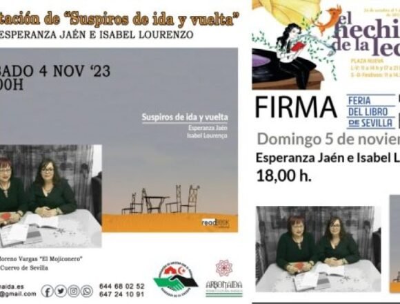 Presentación del libro: “Suspiros de ida y vuelta” de Esperanza Jaen e Isabel Lourenço