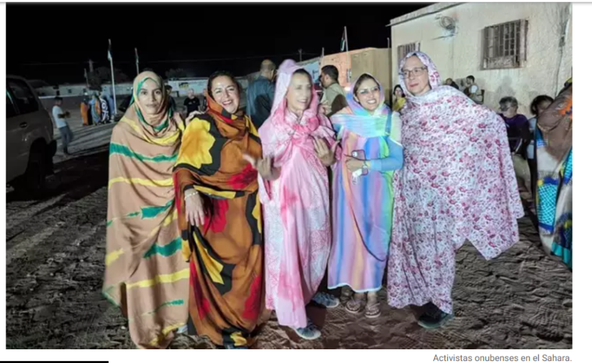 Activistas onubenses participan en la II Marcha por el Sahara con el apoyo de Izquierda Unida