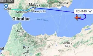 Argelia impide el paso a un avión militar de EE.UU procedente de «Oriente Medio»