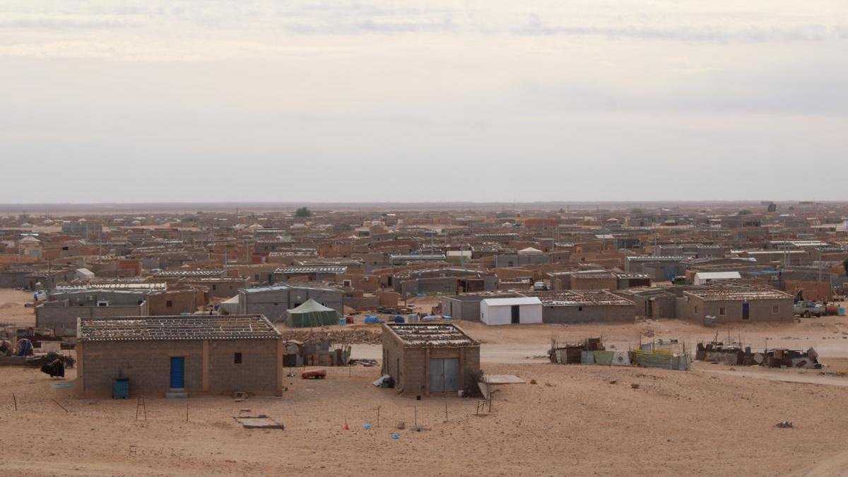 Vista de la wilaya de El Aaiún, uno de los campamentos de refugiados saharauis, que, según ACNUR, acogen a más de 173.600 personas.